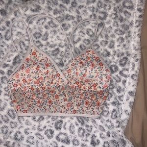 floral bralette